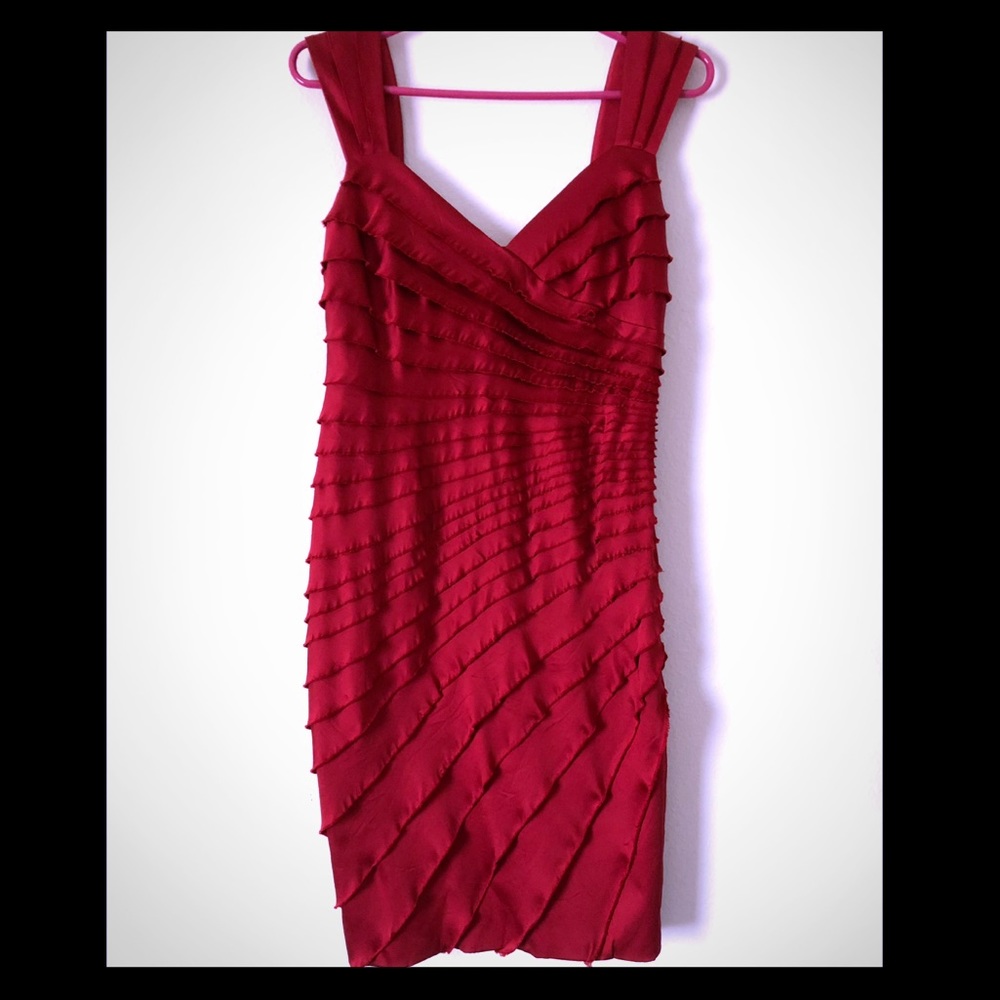 Red bandage dress